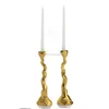 Metal new look Candle stand gold article