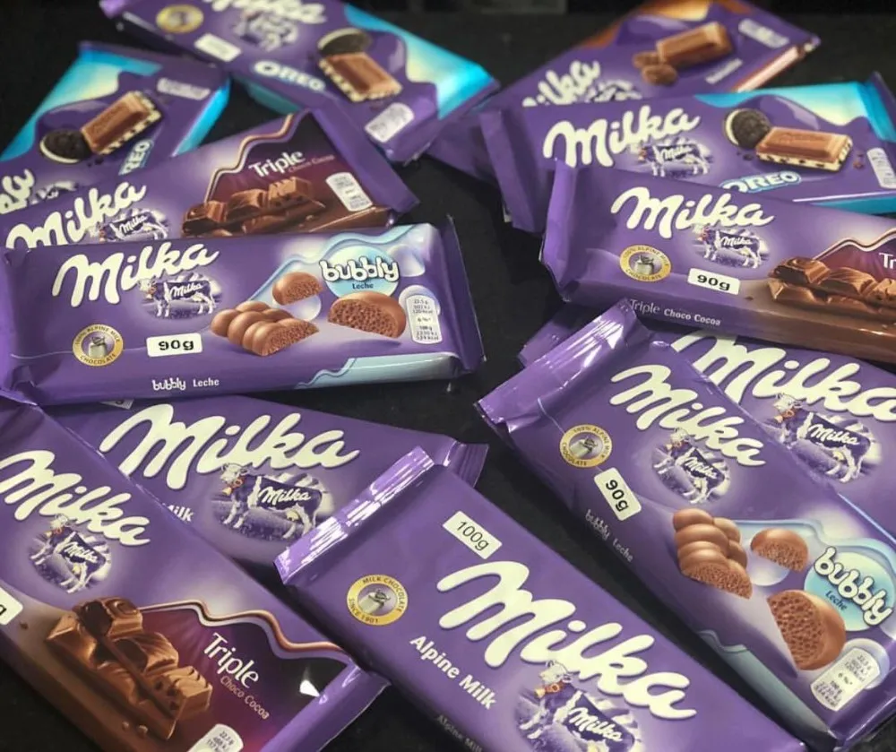 milka milk chocolate caramel