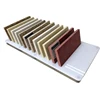 Acrylic quartz stone tower marble stone display stand