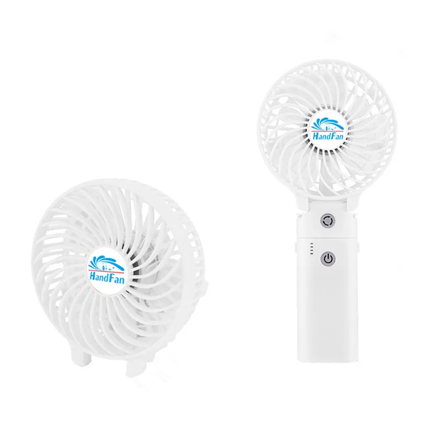 Hot Summer Mini Electric Fan Usb Portable Fan Usb Charger Flashlight