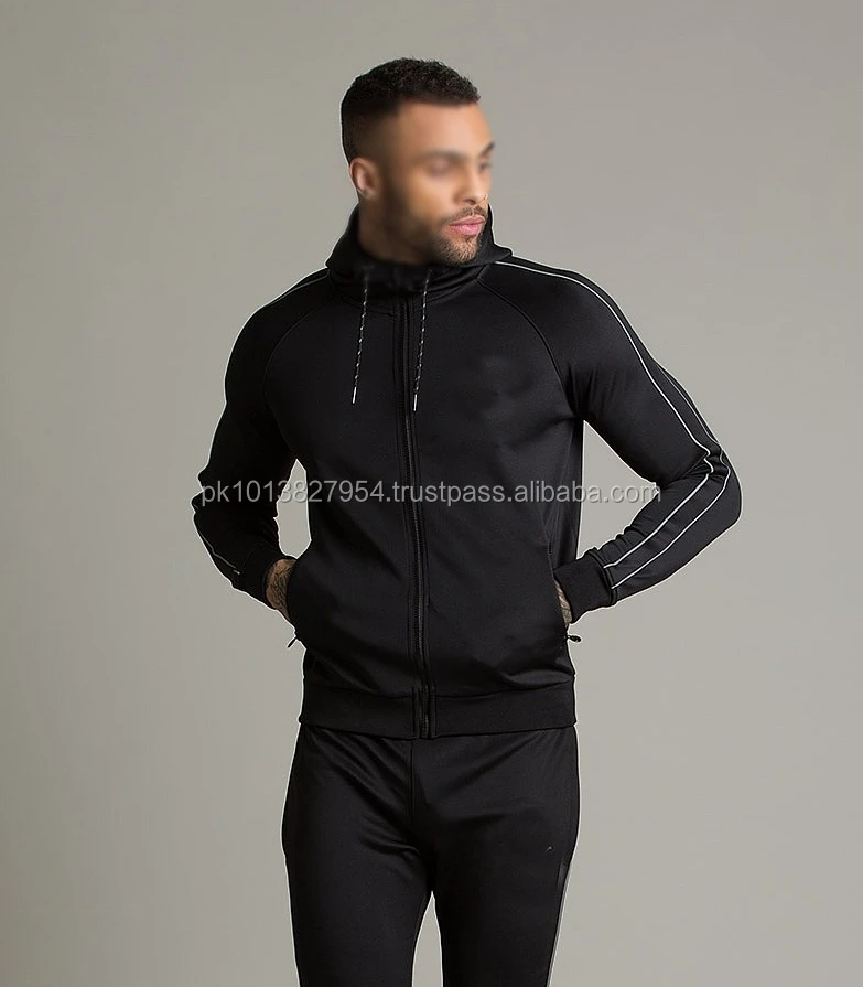 Custom Made Mens Slim Fit Designer Slim Fit Tracksuit Flexible