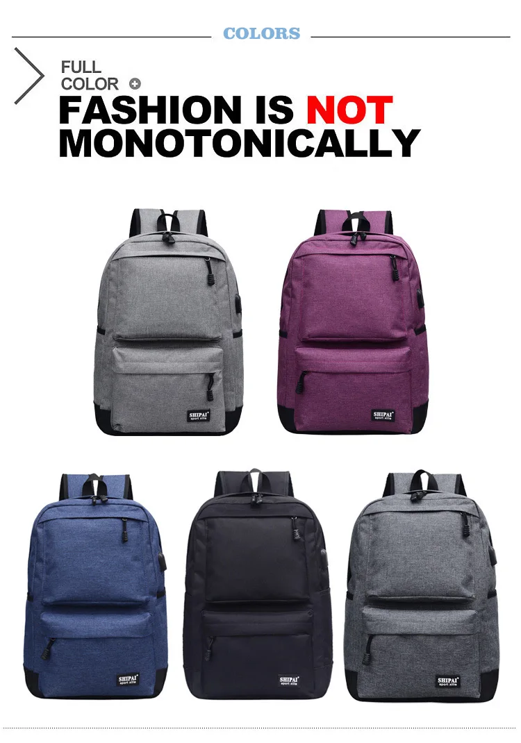 sling backpack with charger