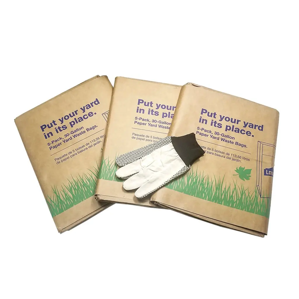 Leaf Bags Lowes Find Deals On Line At Alibaba Leaf And Lawn Refuse Lowes Paper Bags 1 Pair Of Large Dotted Canvas Gloves Outdoor