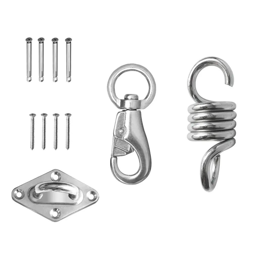 Ceiling Hammock Find Deals On Line At Alibaba Get Quotations Monkeyjack 11pcs Set Heavy Duty 500lb Stainless Steel Hammock Chair Hanging Kit Spring Swivel Hook