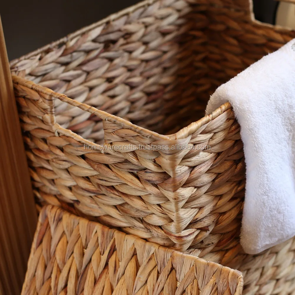 Unique Laundry Baskets From Natural Water Hyacinth Handcraft Buy