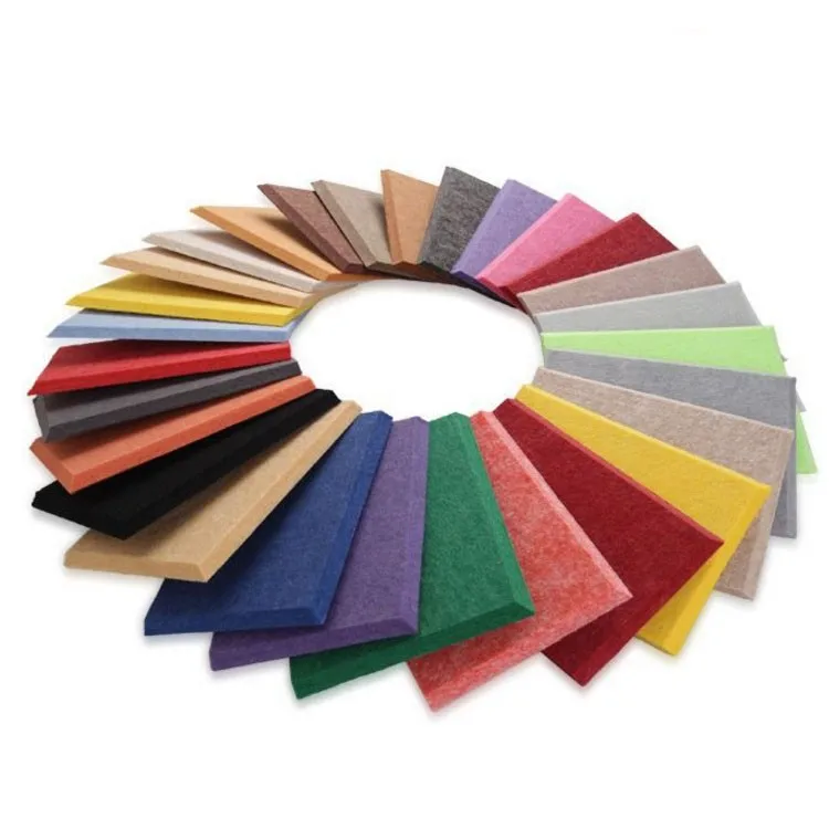 Interior Wall Decoration 3d Polyester Felt Acoustic Panel - Buy