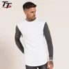 2019 High Quality Men Long Sleeve 100% Cotton T-Shirt Plain (Paypal accepted)