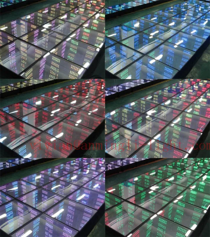 批发无限镜子 3d 舞池 led