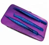 3 pieces eyelash extension tweezers set with magnetic case all new design of tweezers for eyelash extension