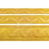 Gold Mylar braid lace military metal wire braid army lace & fringe french braid