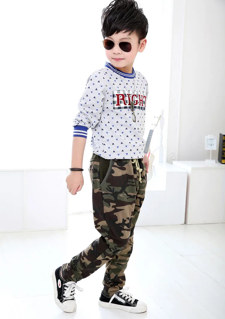 kids camo joggers