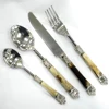 wedding tableware Cutlery set bone handle stainless steel cutlery set New Design bone flatware