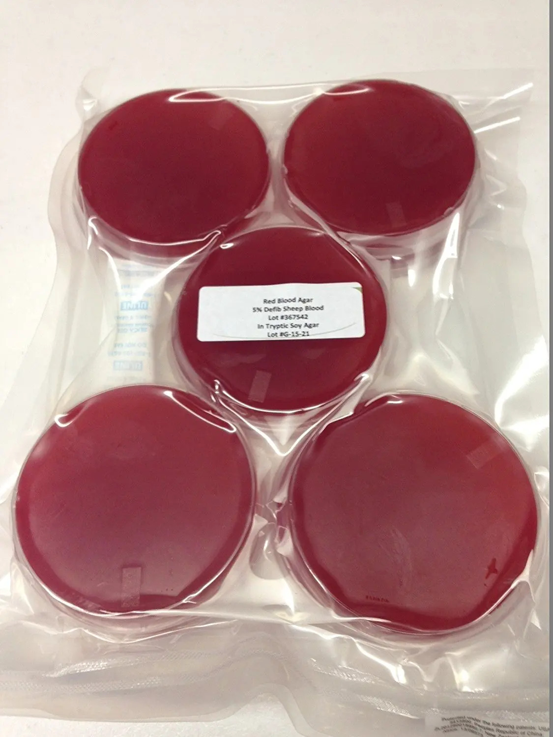 Buy Red Blood Agar (RBA), (10Pack) Tryptic Soy Agar with