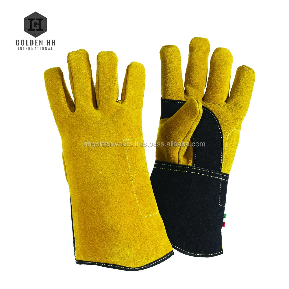 Welding Glove Double Palm And Reinforced Index Finger Buy Welding