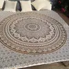 Gold Mandala Tapestry Printed Wall Hanging & Decor Bedspread