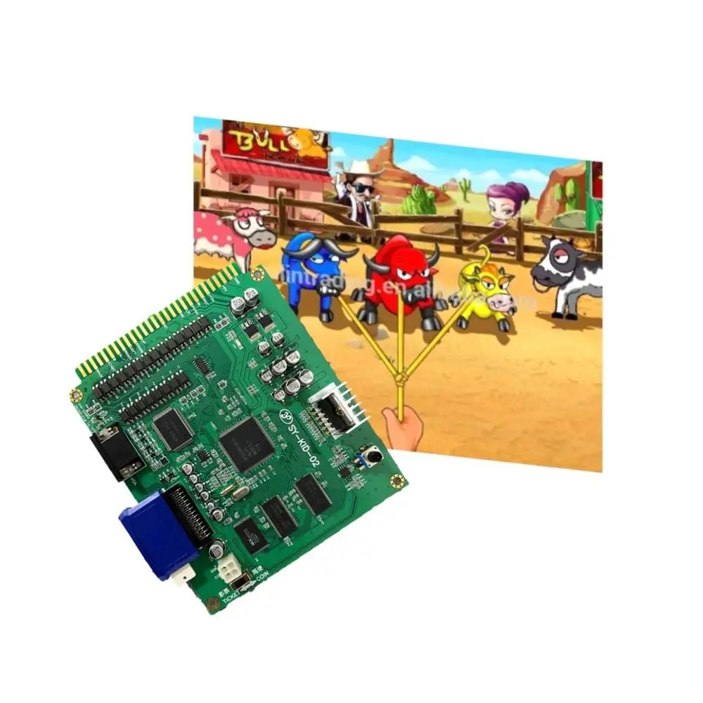 Arcade Monnayeur Machine COOL COWBOY Enfants Jeu Machines De Jeux ID De 