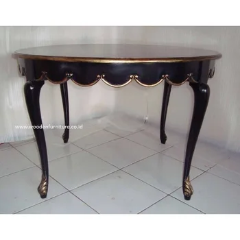 Round Dining Table Antique Reproduction French Provincial Room Vintage European Home Furniture Colonial Round Dining Table Antique Reproduction French Provincial Room Vintage European Home Furniture Colonial