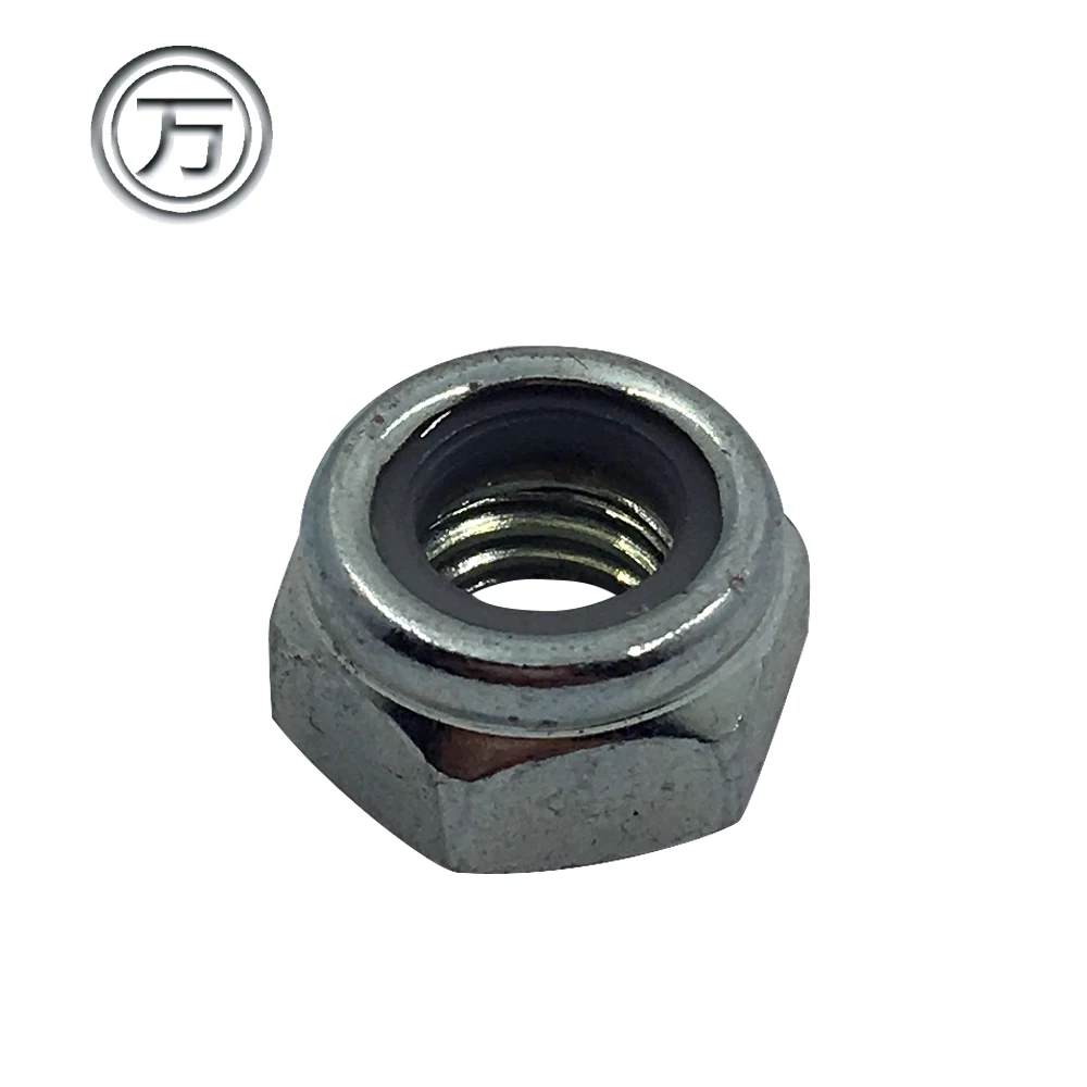 Din936 Steel Flange Self Lock Nylock Hex Jam Nut - Buy Nylon Nut Flange ...