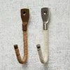 Jute wrapped coat hooks