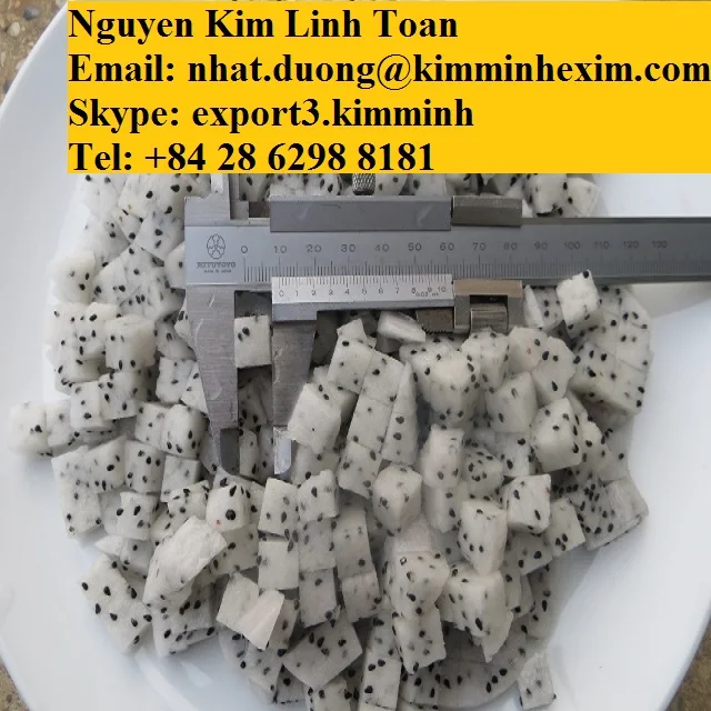 Frozen Fruit/ Frozen Dragon Fruit Pulp Iqf Vacuum Pack Common Bulk