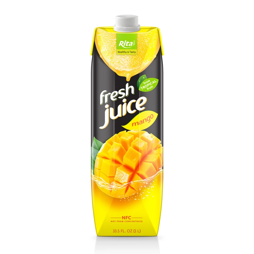 High Quality Vietnam Tropical Box Packing Mango Fruit Juice From Rita