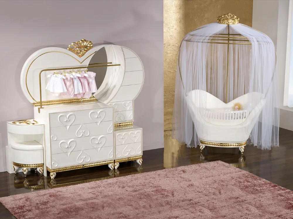 Furniture Baby Children Luxury Girl Buy Luxury Baby Cribs Baby Furniture Set Children Furniture Product On Alibaba Com