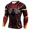 Full Sublimation Polyester Long Sleeve Men Custom MMA Rash Guard