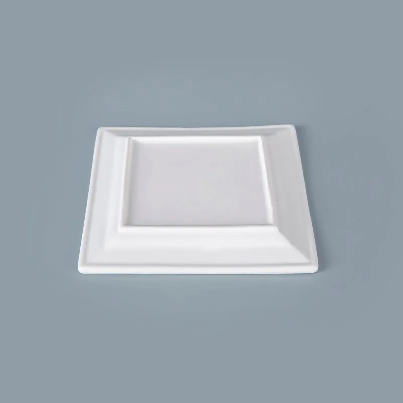 product-high class dinner kitchen ware hotel square plate-Two Eight-img