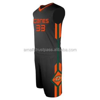 orange black basketball jersey