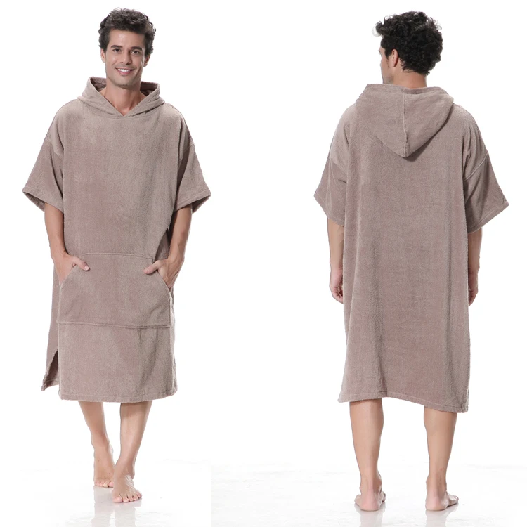 surf poncho towel,custom cotton /microfiber hooded towel adult beach poncho changing towel robe