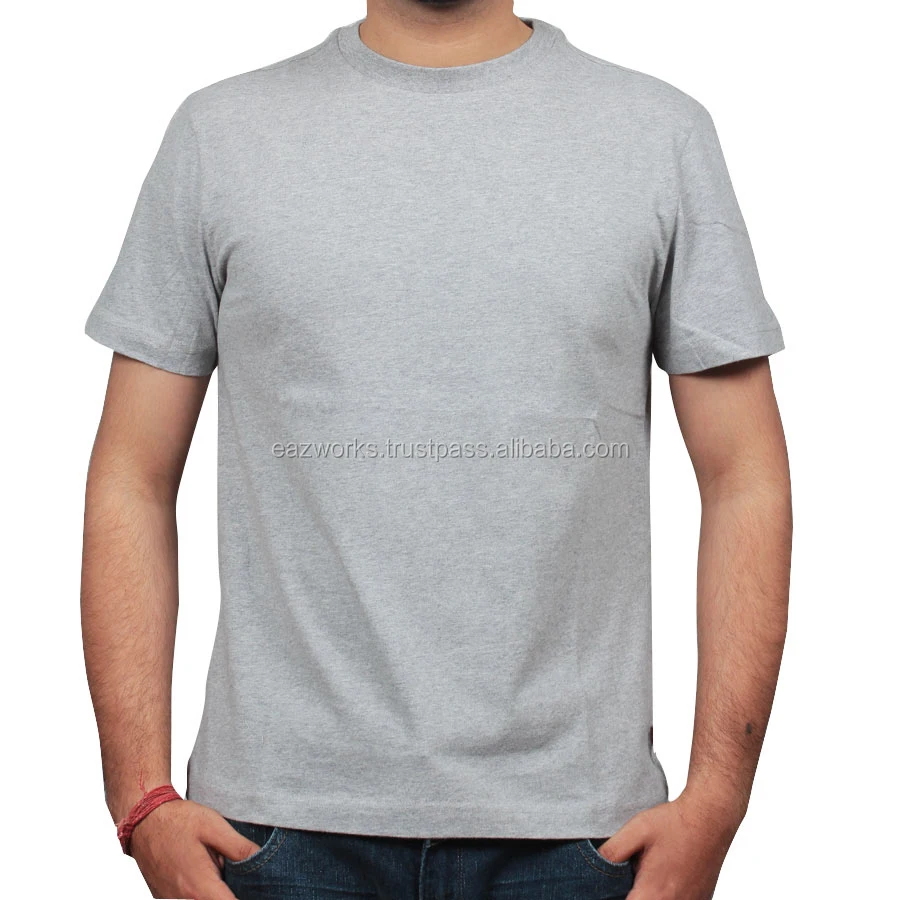 180 Gsm 100% Combed Cotton Plain T Shirt