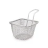 Rectangle Serving Basket With Electro Polish