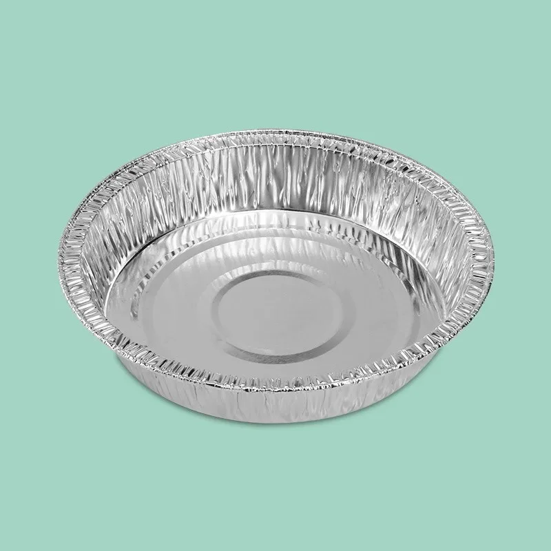 7 Inches Round Serving Aluminium Alloy Baking Disposable Pizza Tray