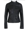 2019 Fashion New Women Jacket European Fashion Leather Jacket Cleaning Single PU Leather Motorcycle