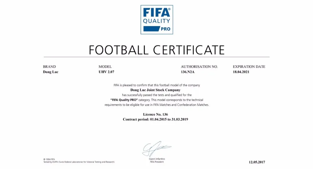 Size 5 Soccer Ball Good Performance Football Official Size And Weight