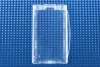 Clear Plastic Horizontal Locking Card Holder 3.38" x 2.13" (8.6 cm x 5.4 cm)