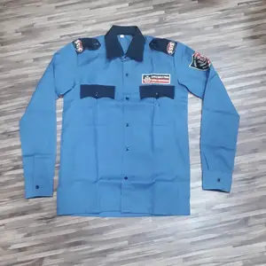 blue colour black pant cotton polyester blend indian guard uniform blue colour black pant cotton polyester blend indian guard uniform