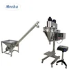 Semi-auto screw auger powder filler, spicy milk protain chili powder filling packing machine (cans ,bottles ,premade bags )