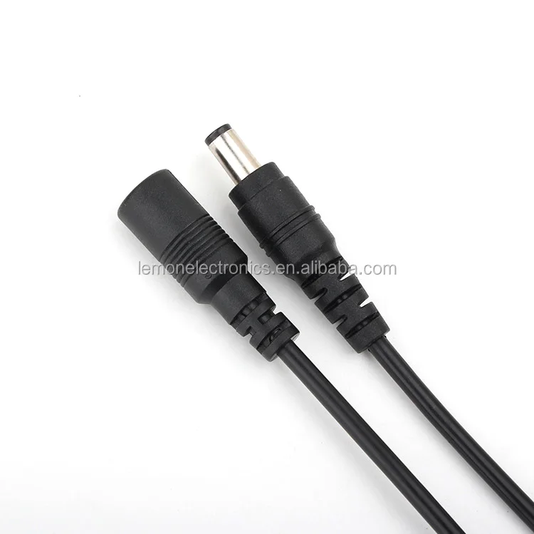 2.1/5.5mm Extension Cable for DC Power Supply CCTV Male to male 