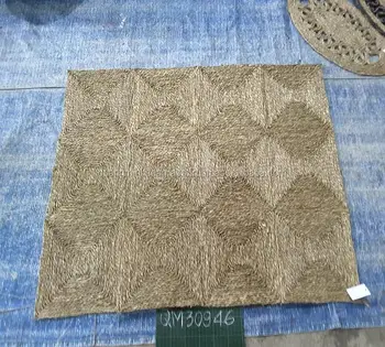 wicker beach mat
