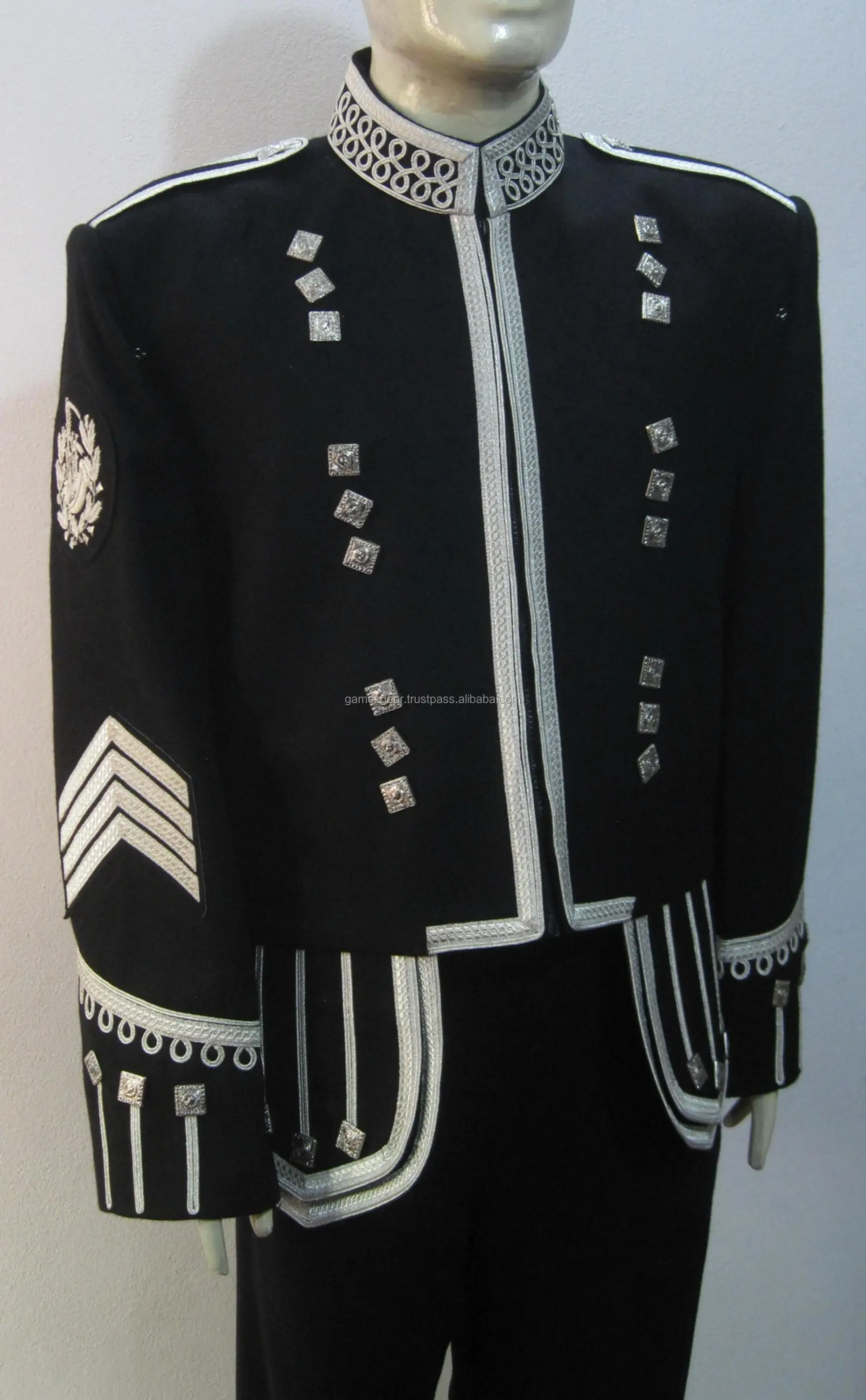Vintage Marching Band Uniform Jackets And Military Patterns Tunics ...