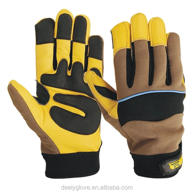 High Quality Leather Safety Drivers Gloves/mechanics Gloves Buy