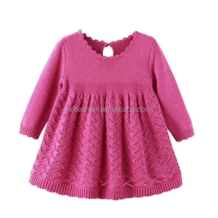 knitting frock design for baby girl