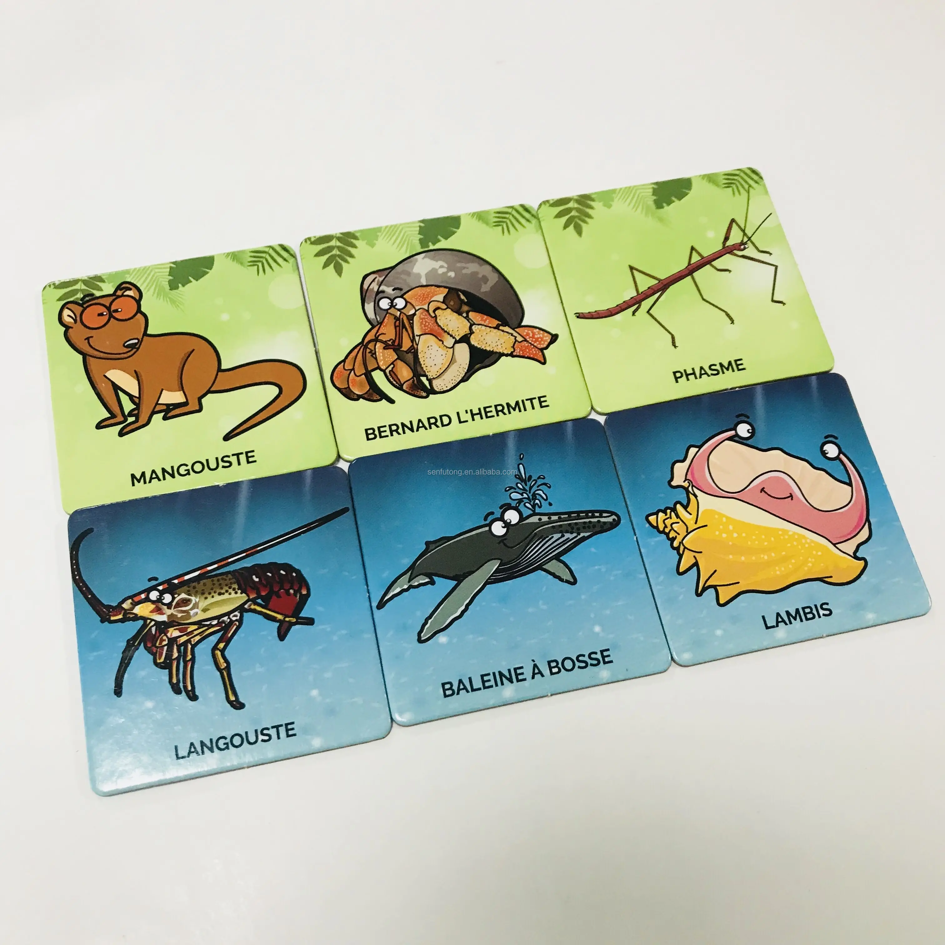 Oem High Quality Paper Memory Paper Game With Custom Design Memory Card