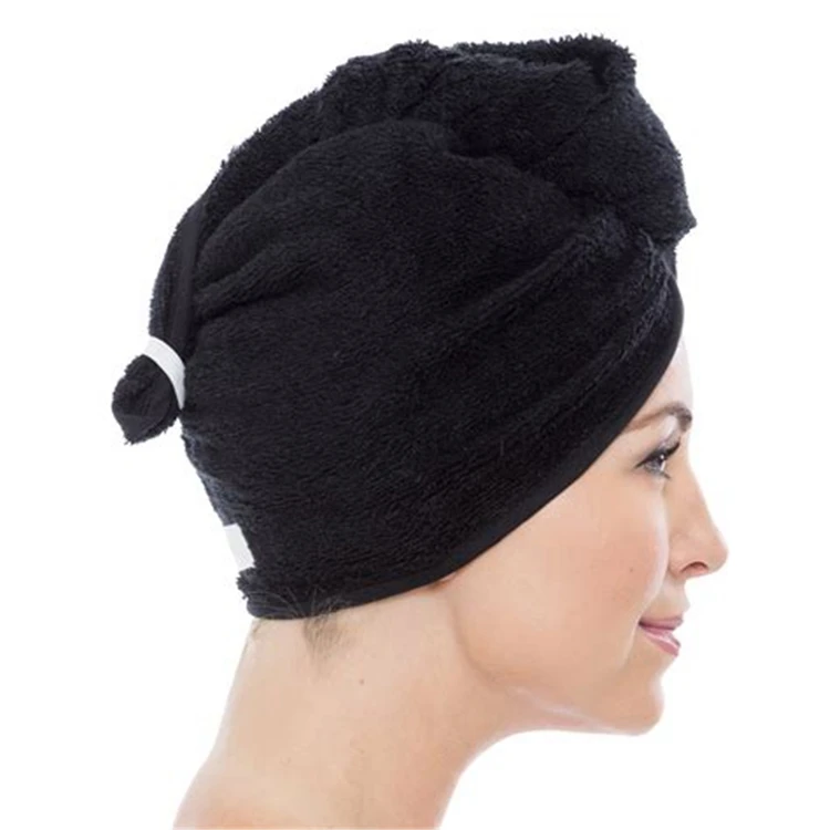 Personalized Organic Cotton Terry Cloth Hair Towel Wrap Wholesale Hair