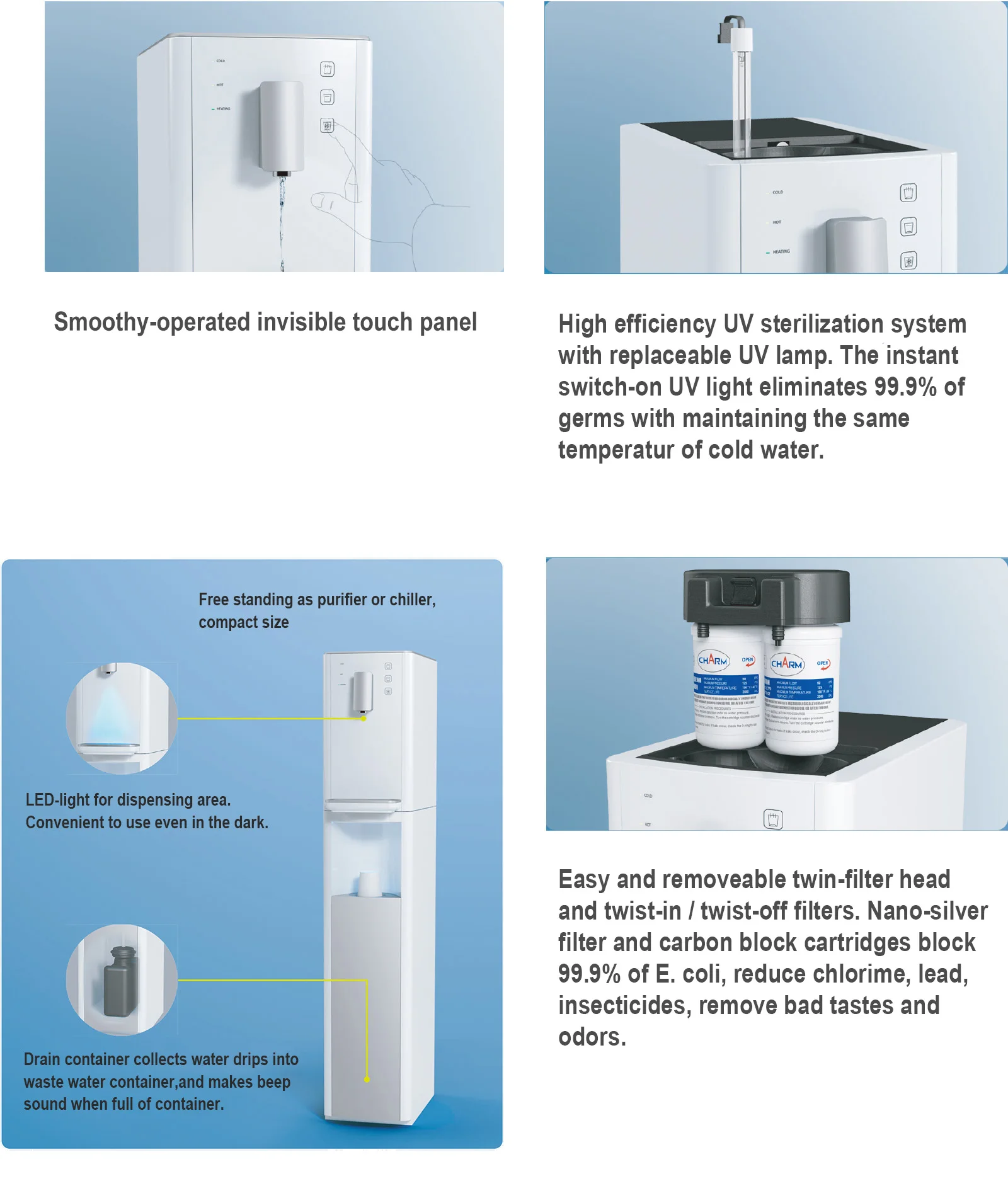 Water Dispenser For Carbonated Water Buy Ultraviolet Uv Sterilization