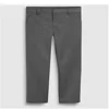 Boys Flat Front Trousers Grey