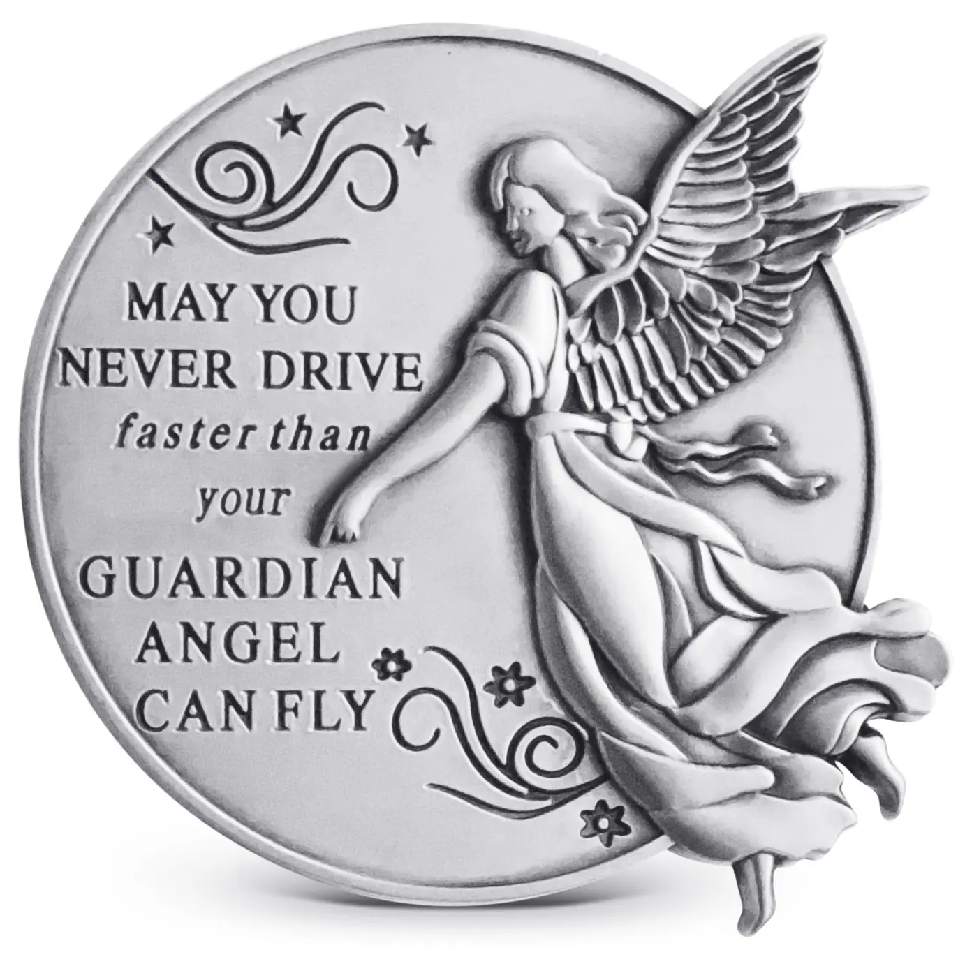 AngelStar 15729 Mom Guardian Angel Visor Clip Accent 2-1//2-Inch