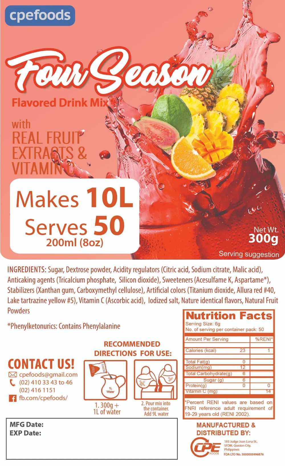 Instant Powdered Juice Drink Mix For Dispensers Buy Juice Drink