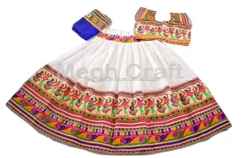 white navratri chaniya choli